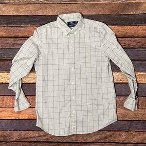 Vineyard Vines Slim Fit Murray Checkered Long Sleeve Button Down Mens Shirt